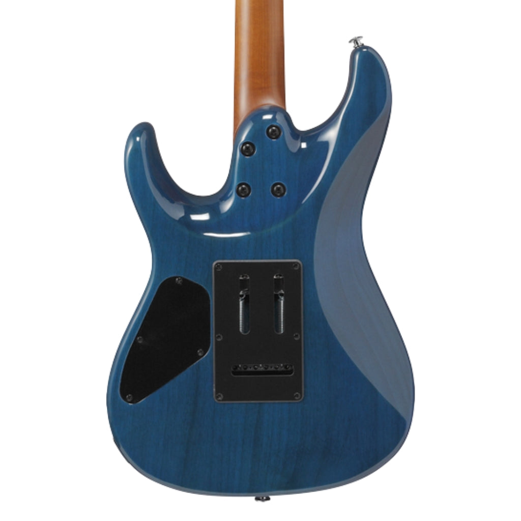 Ibanez - AZ24S1F TKS Electric Guitar Bundle With BIGMINI Tuner - Transparent Turquoise Burst