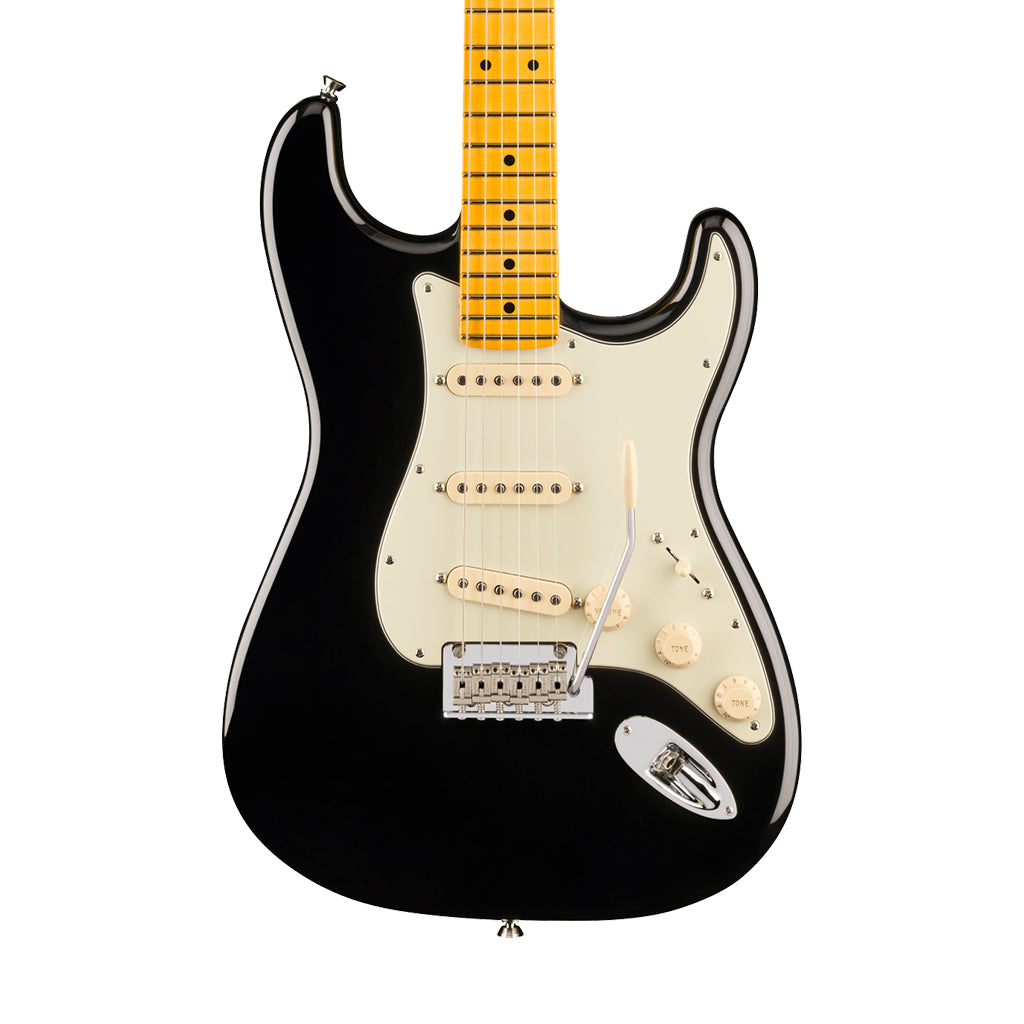 Fender American Professional Stratocaster Maple Electric Guitar - Black