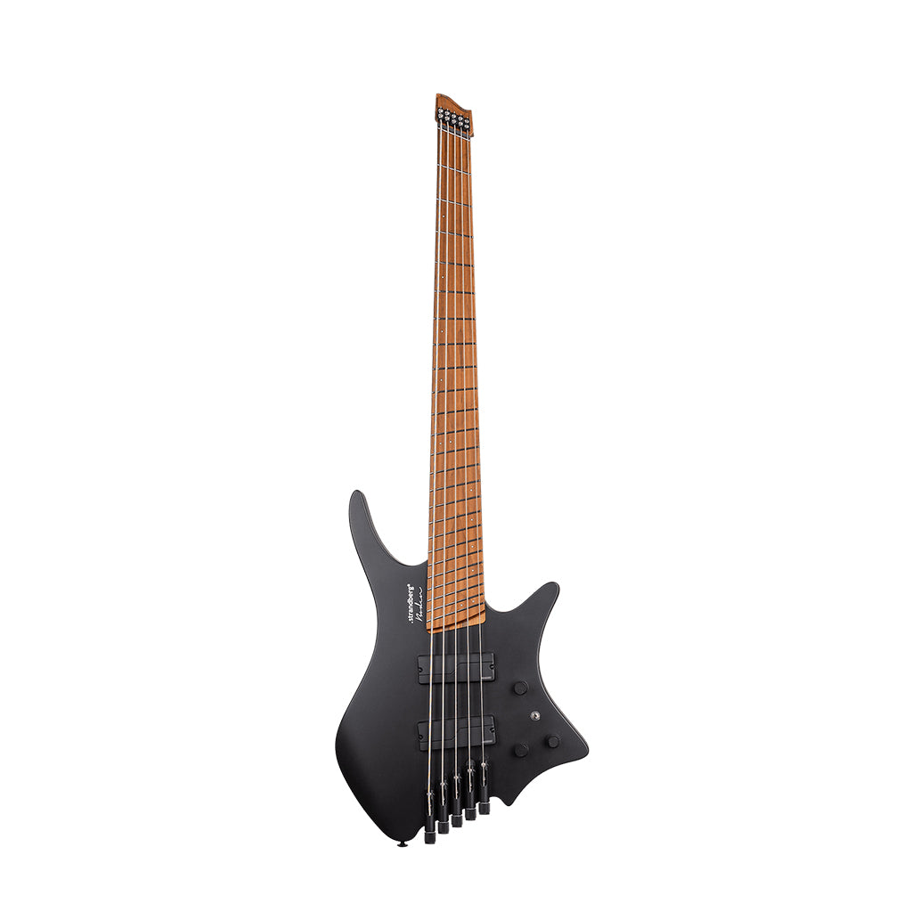 Strandberg Boden Bass Standard 5 String Bass Guitar - Black Metallic Satin
