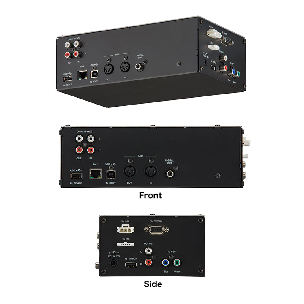 Yamaha 173cm Professional Grand Piano with Disklavier Enspire Standard System Includes MSP3A Speakers Polished Ebony