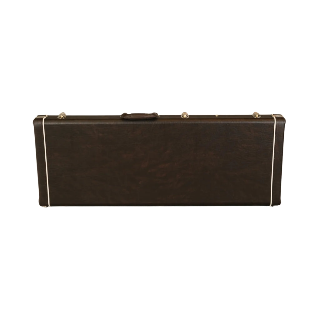 Frank Brothers Radar Deluxe Medium Relic w/Full Guard Electric Guitar - Burgundy Mist hardshell case
