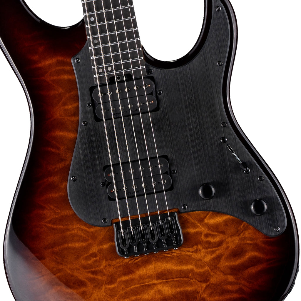ESP LTD - Deluxe SN-1000 HT Electric Guitar - Dark Brown Sunburst