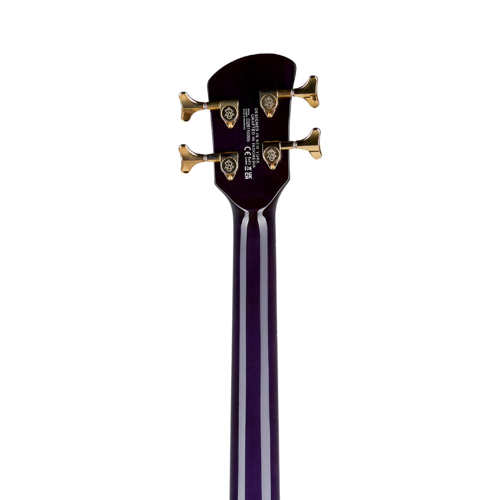 Spector - Icon NS-2 Neck Through Electric Bass Guitar - Purple Cherry