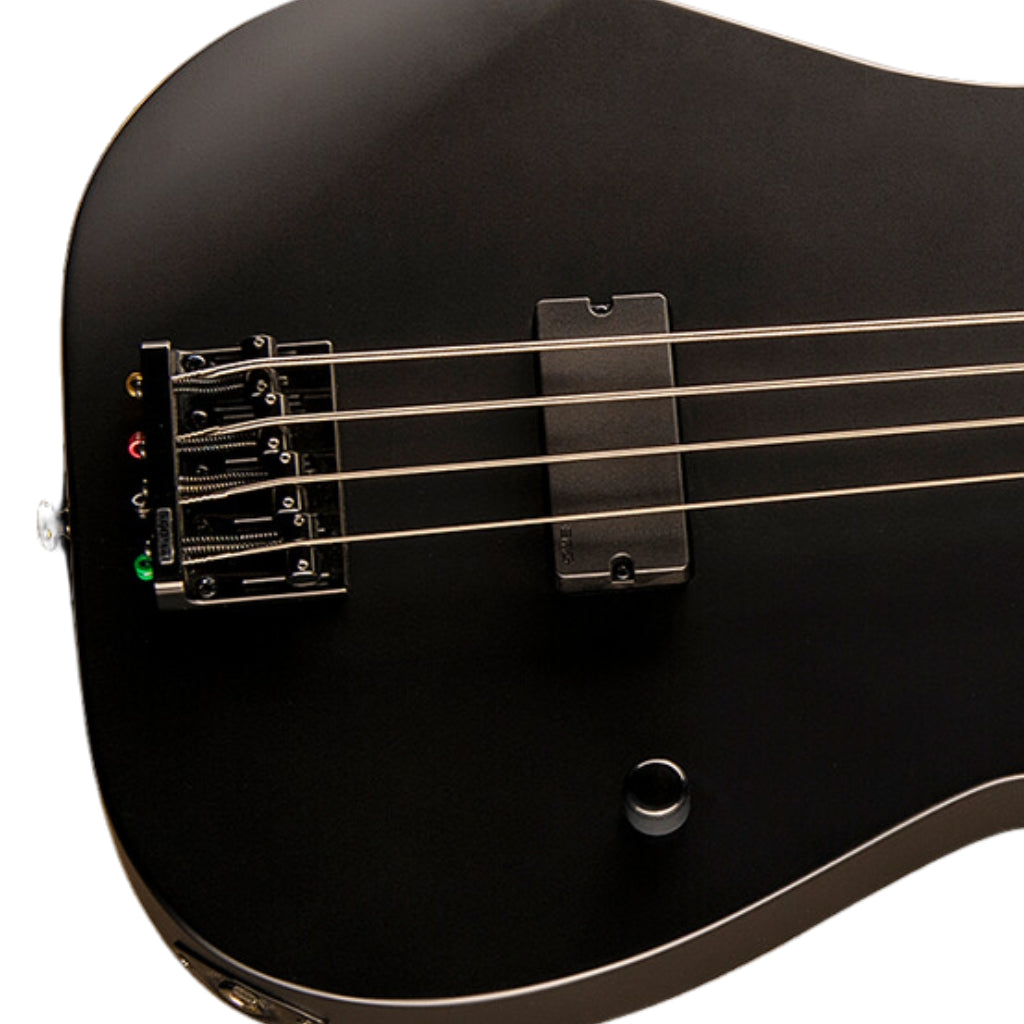 ESP LTD - M-4 Black Metal Bass Guitar - Black Satin