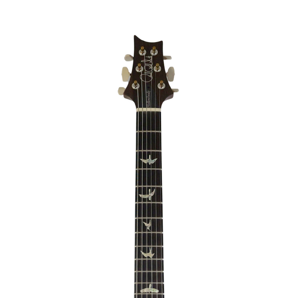 PRS Core Hollowbody II Piezo Electric Guitar - Faded Blue Jean headstock