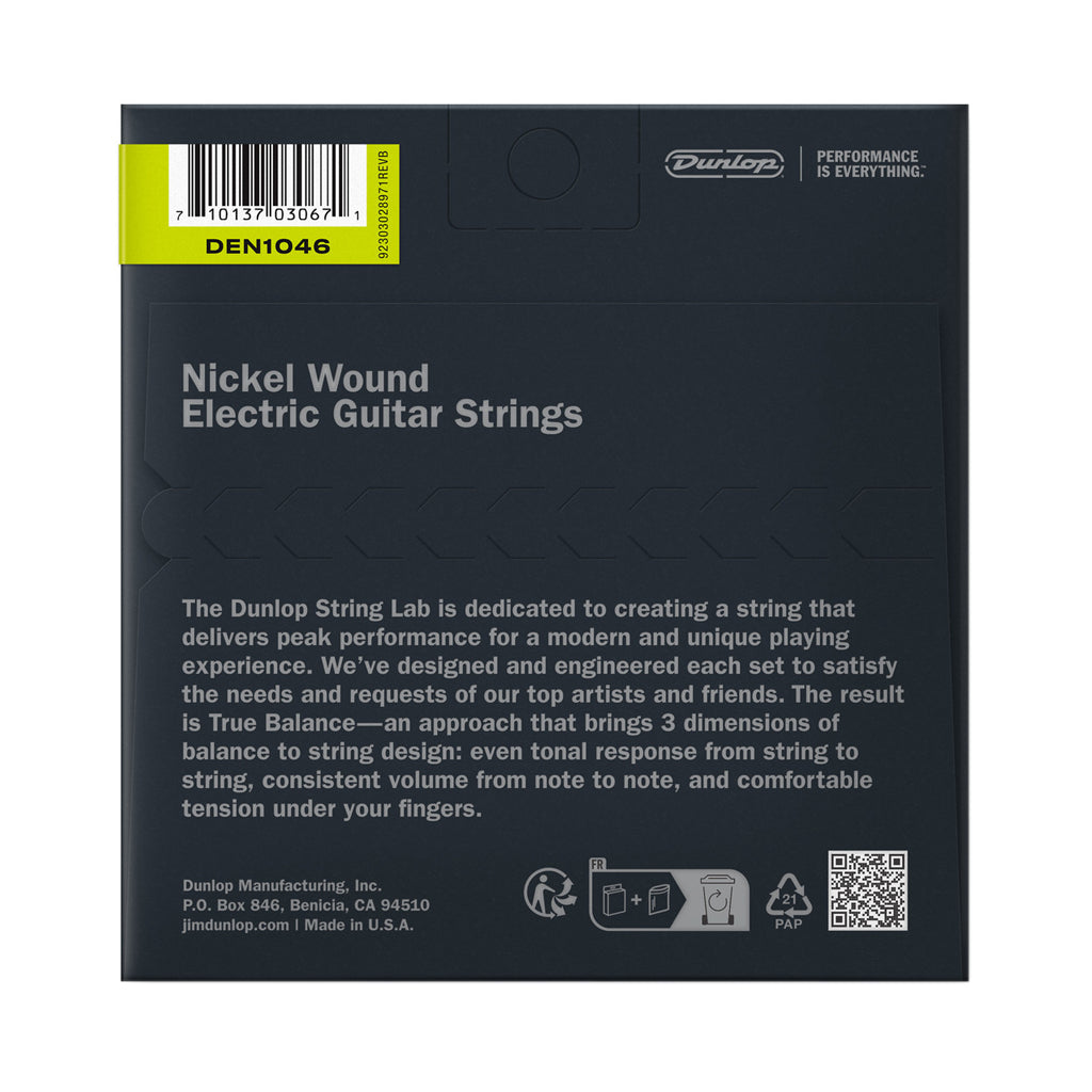 Dunlop DEN1046 Electric Guitar Strings Medium 10-46