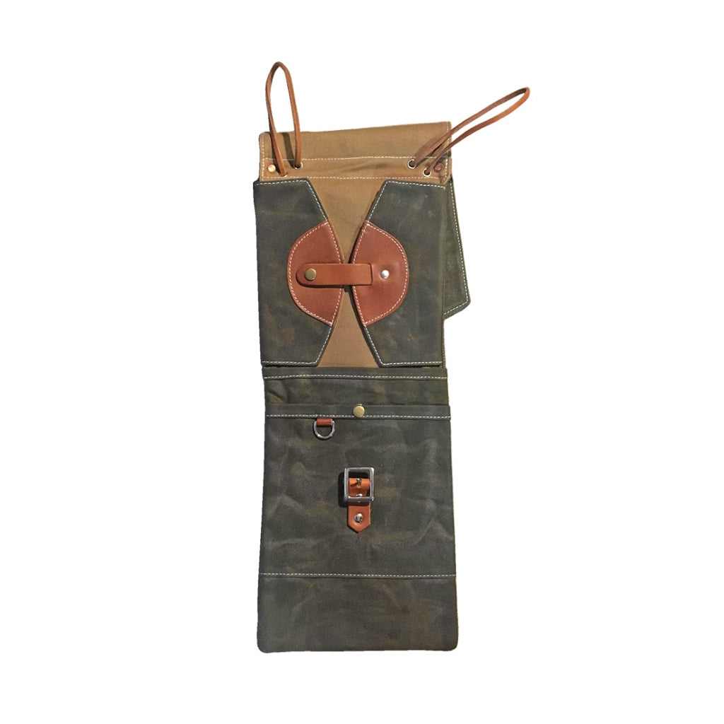 Tackle - BB5044 Compact Waxed Canvas Stick Bag - Forest Green