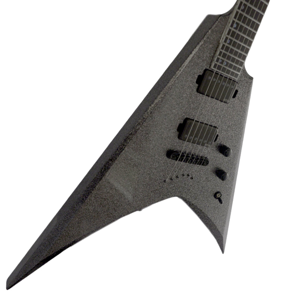 ESP USA V-II Neck-Thru w/EMG Pickups Electric Guitar - Black Sparkle