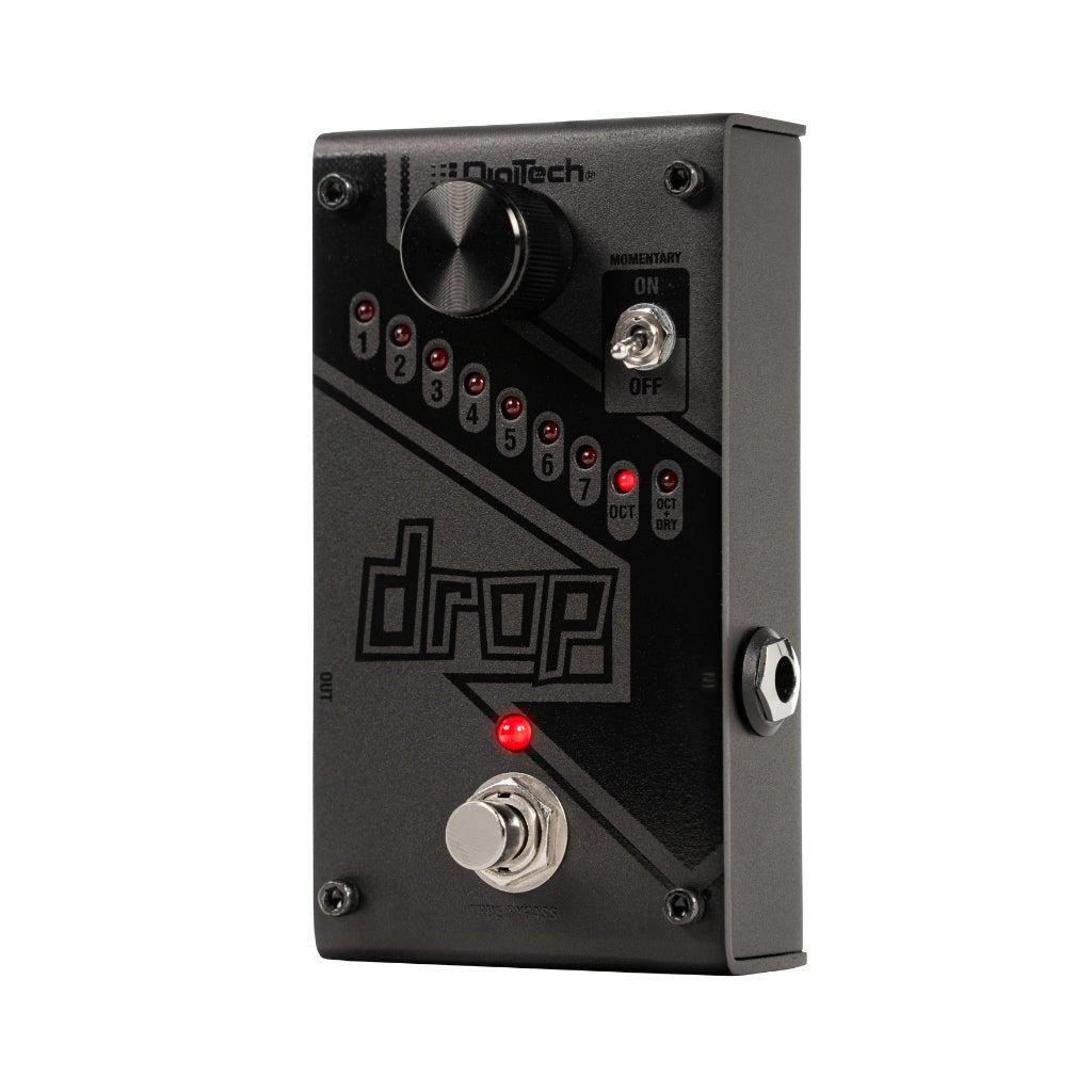 DigiTech Drop Polyphonic Drop-tune Pitch-shift Pedal - Black Effects Pedals Sky Music
