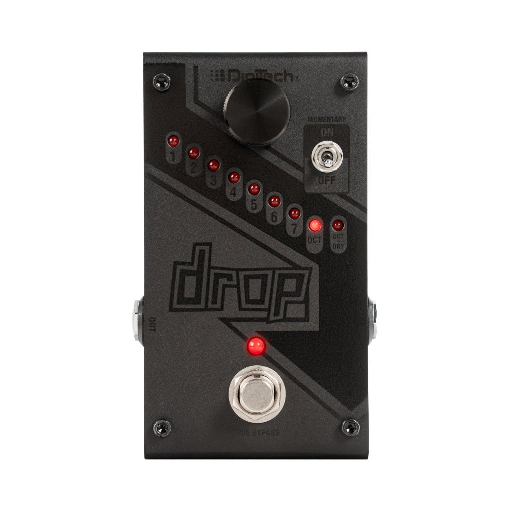 DigiTech Drop Polyphonic Drop-tune Pitch-shift Pedal - Black Effects Pedals Sky Music