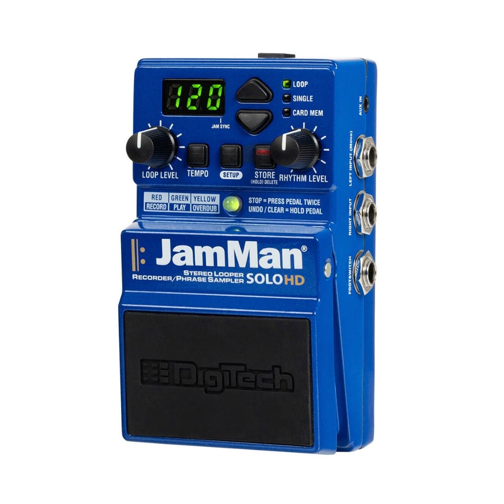 Digitech JamMan Solo HD Compact Looper Effects Pedals Sky Music