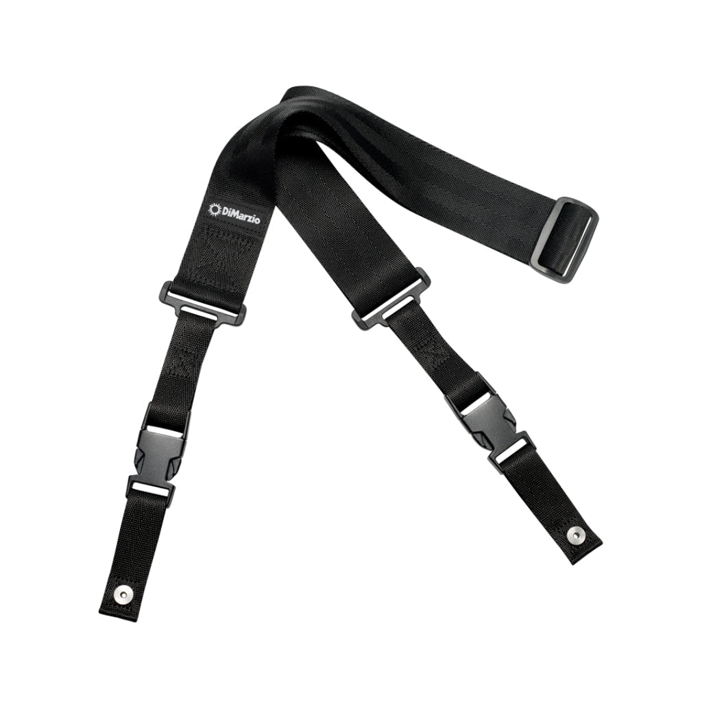 DiMarzio DD2200B 2″ Nylon Cliplock Guitar Strap in Black Guitar Straps Sky Music