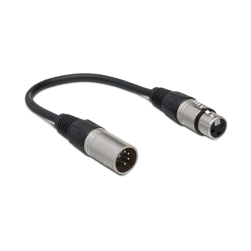 Hosa Technology - XLR5M to XLR3F - DMX512 Adaptor
