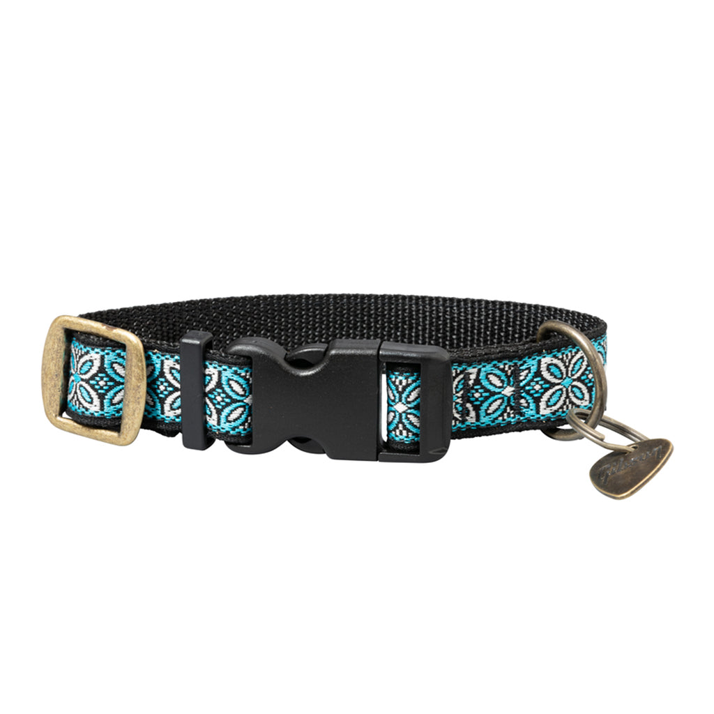 Gibson Dog GTR Strap & Collar Set Blue LG 27-40KG