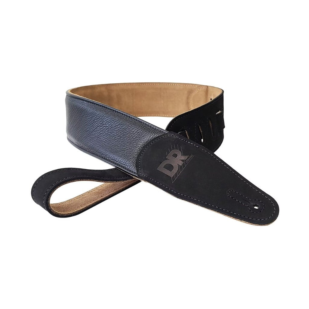 DR Butter-Soft Guitar Leather Straps - Black Guitar Straps Sky Music