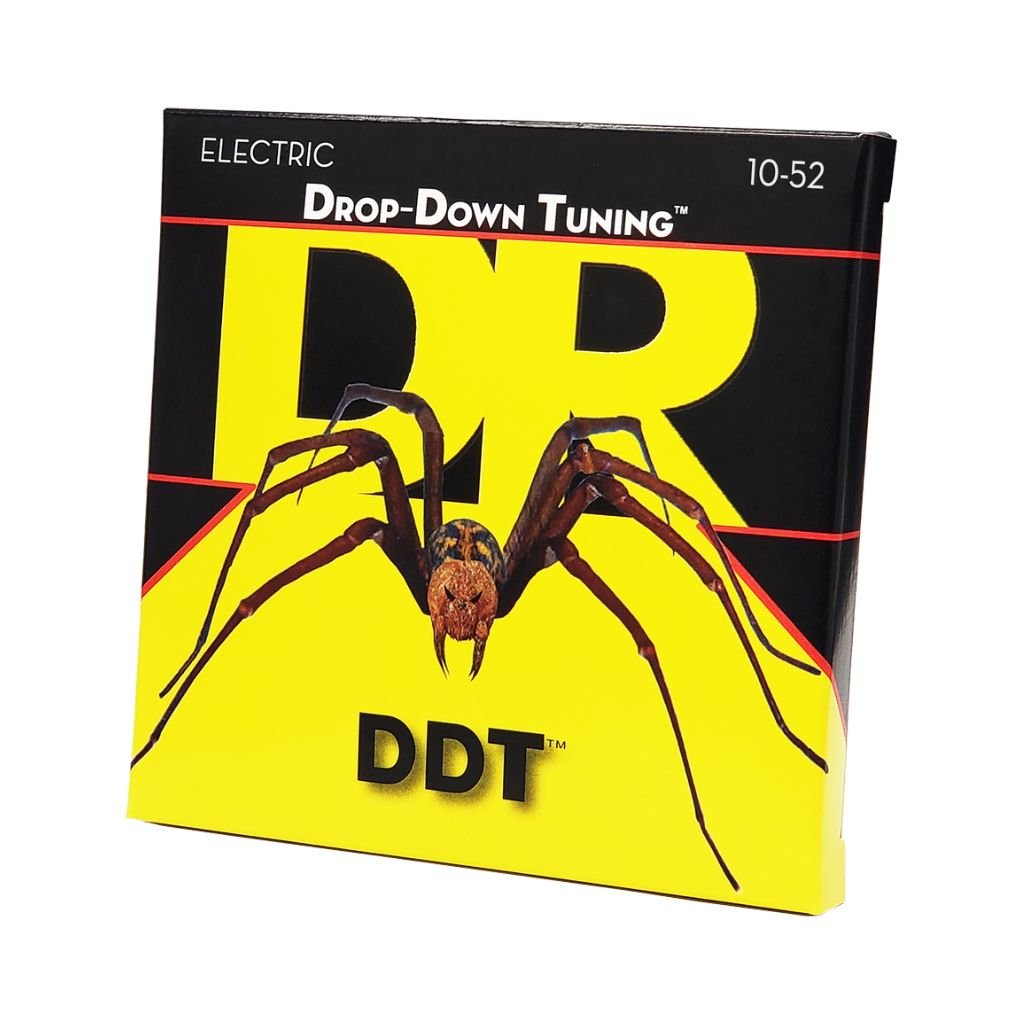 DR Drop-Down Tuning Nickel Plated Steel Electric Guitar Strings - Medium to Heavy 10-52 Guitar Strings Sky Music