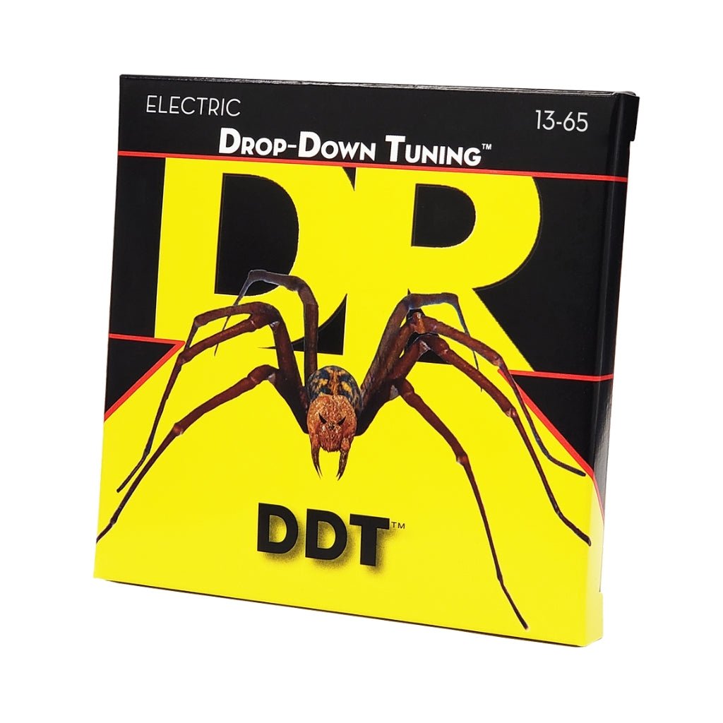 DR Drop-Down Tuning Nickel Plated Steel Electric Guitar Strings - Mega Heavy 13-65 Guitar Strings Sky Music