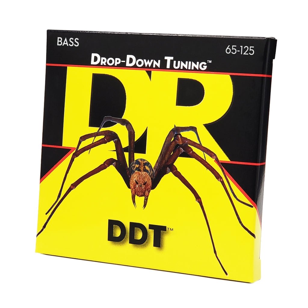 DR Drop-Down Tuning Stainless Steel Bass Guitar Strings - Super Heavy 65-125 Bass Strings Sky Music