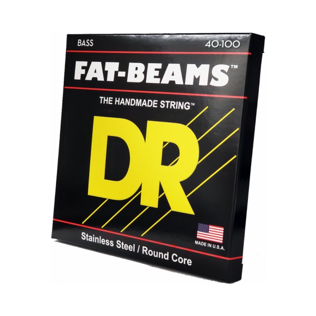 DR Fat-Beams Stainless Steel 5-string Bass Guitar Strings - Light 40-100 Guitar Strings Sky Music