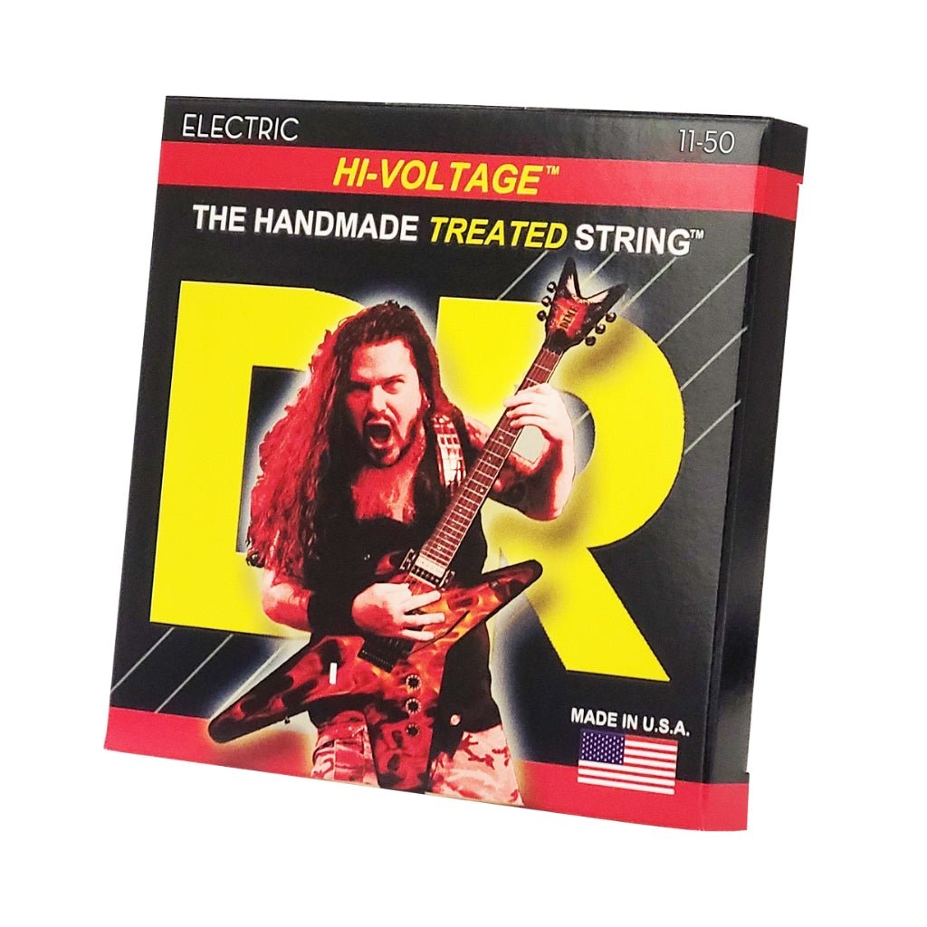 DR Hi-Voltage Dimebag Darrell Signature Electric Guitar Strings - Heavy 11-50 Guitar Strings Sky Music