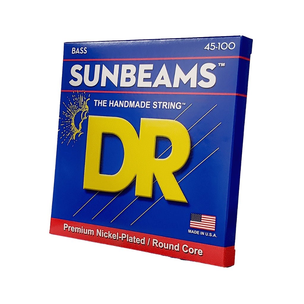 DR Sunbeam Nickel Plated Bass Strings - Light to Medium 45-100 Guitar Strings Sky Music