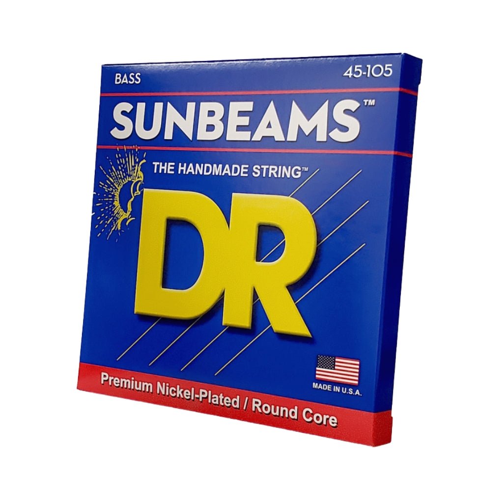 DR Sunbeam Nickel Plated Bass Strings - Medium 45-105 Guitar Strings Sky Music