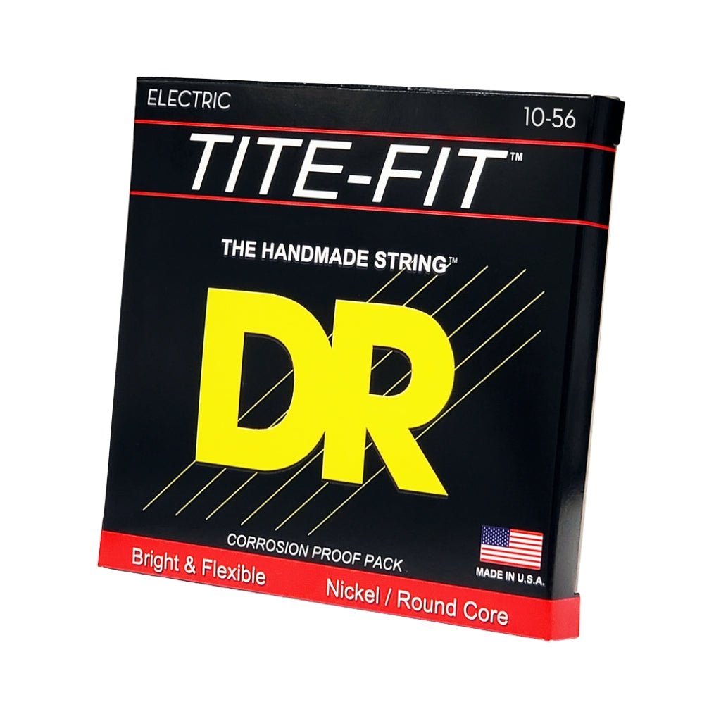 DR TITE-FIT Compression Wound Electric Guitar Strings - Jeff Healey 10-56 Guitar Strings Sky Music