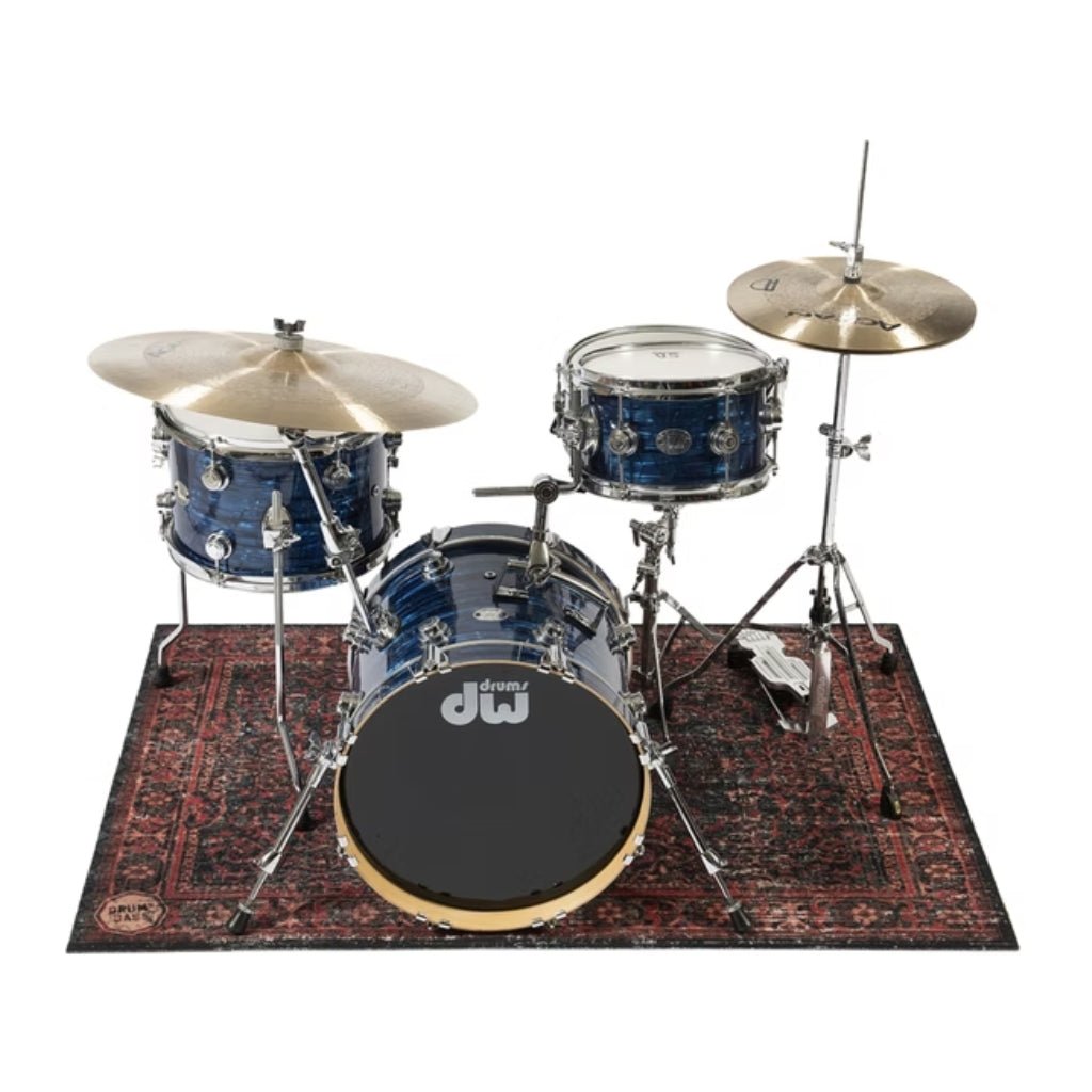 DRUMnBASE VP130 Stage Mat - Black Red, 130x90cm Drum Accessories Sky Music