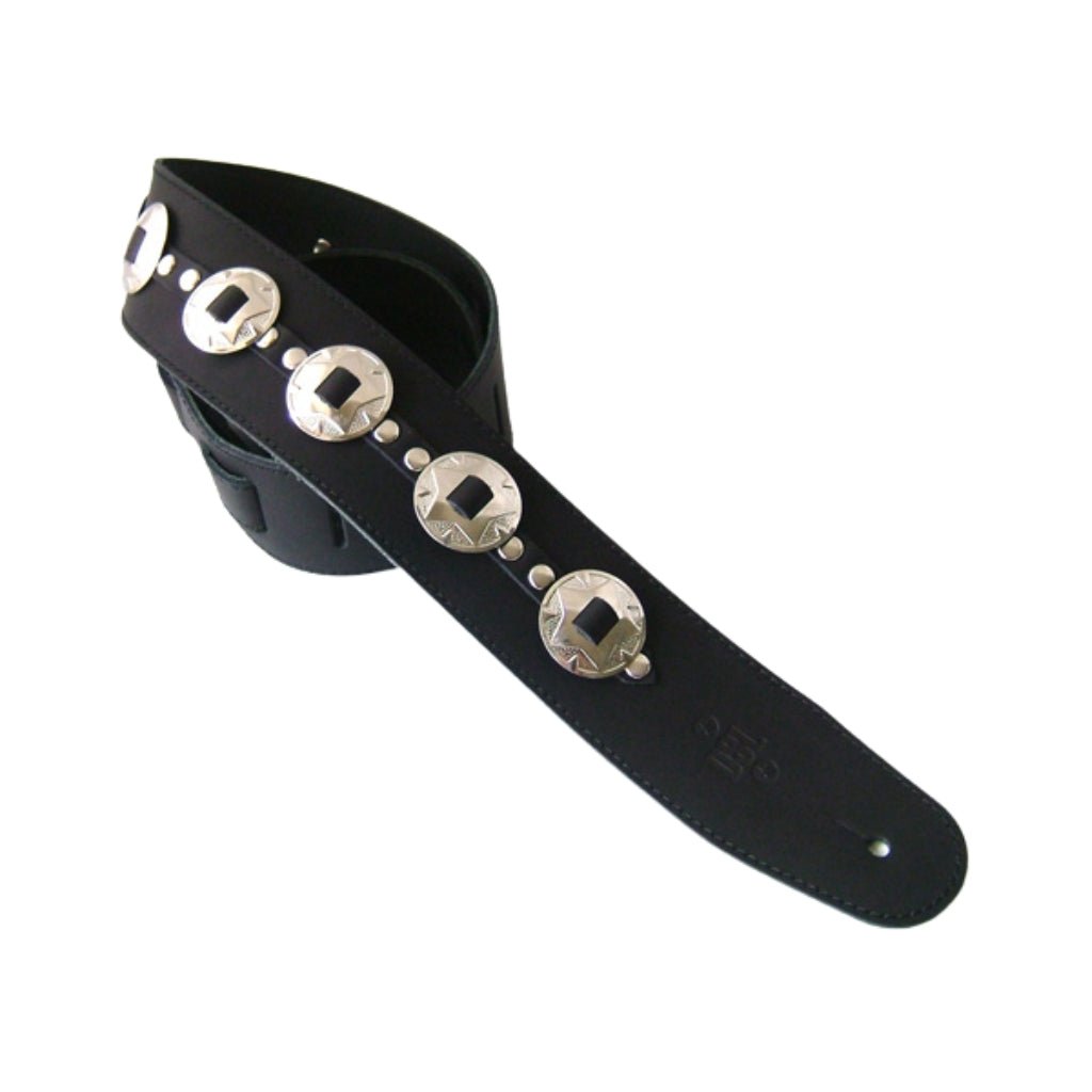 DSL Concho Black Star Guitar Strap Guitar Straps Sky Music