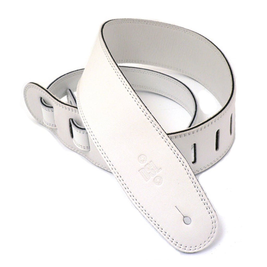 DSL GLG25-White-Flower Strap 2.5" Triple Garment White Guitar Straps Sky Music
