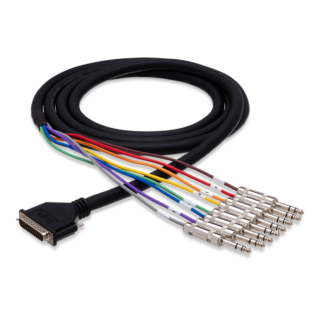 Hosa Technology DTP802 Snake DB25A 1/4 TRS 2M