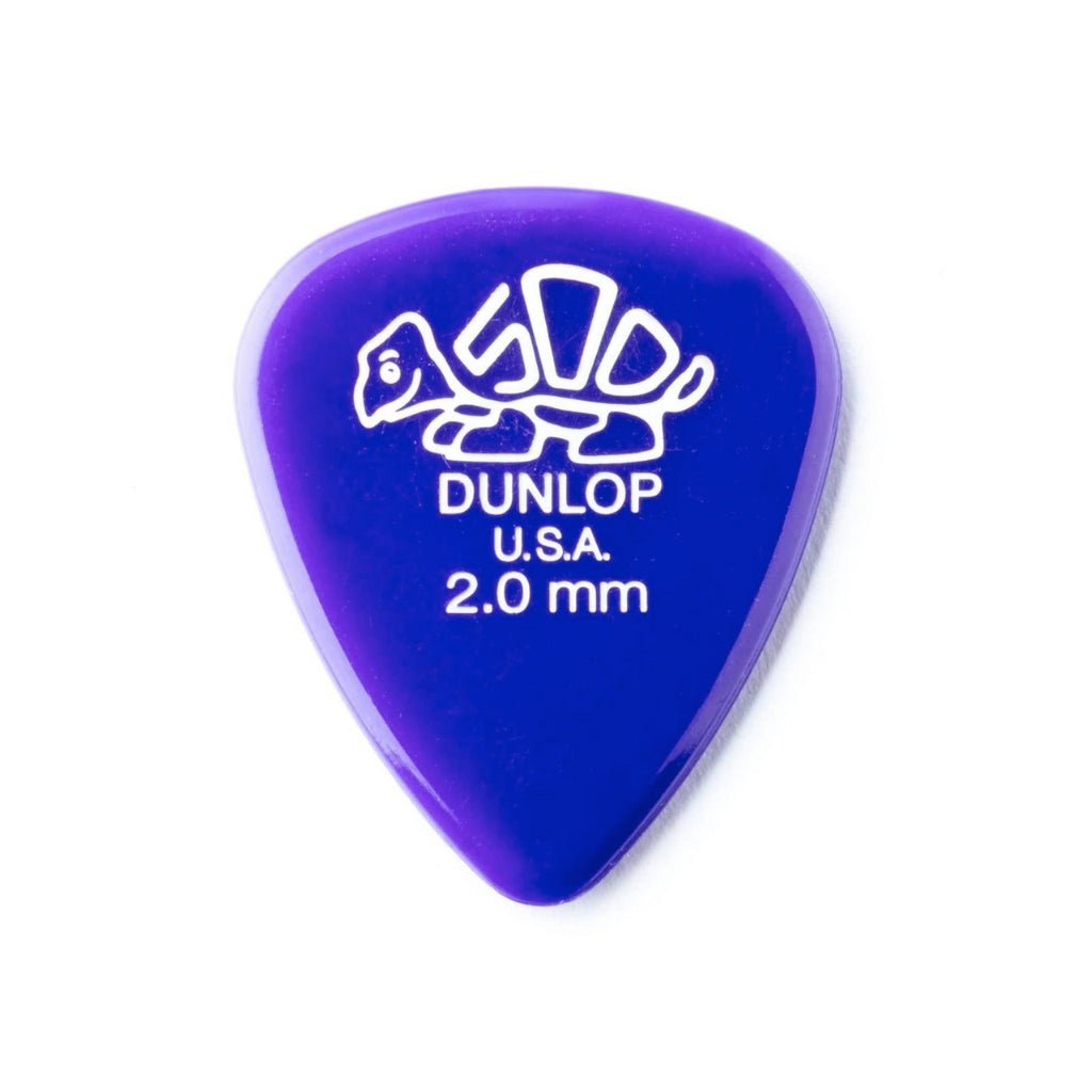 Dunlop Delrin 500 Standards Players Pack 2.0mm Guitar Picks Sky Music