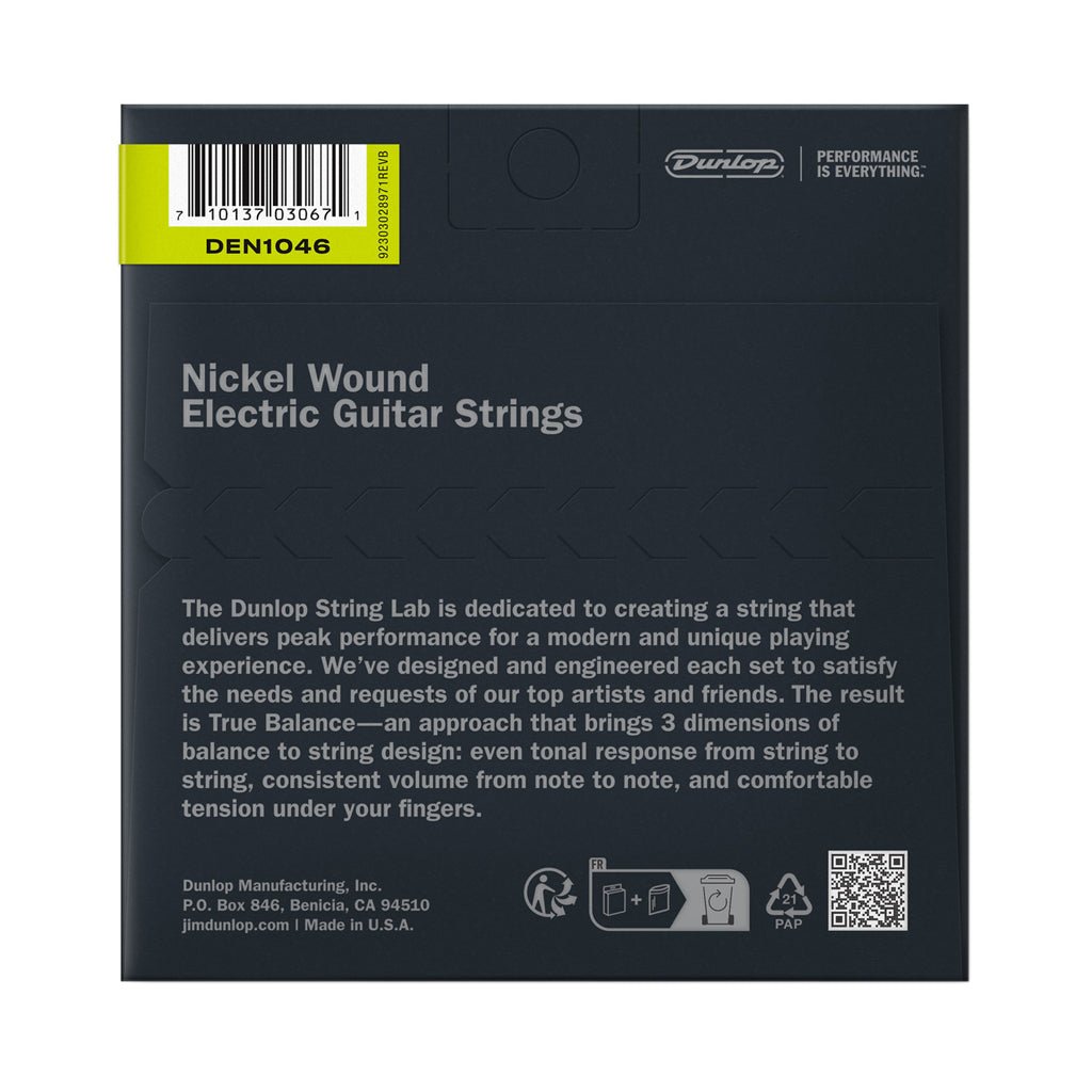 Dunlop DEN1046 Electric Guitar Strings – Medium 10-46 Guitar Strings Sky Music