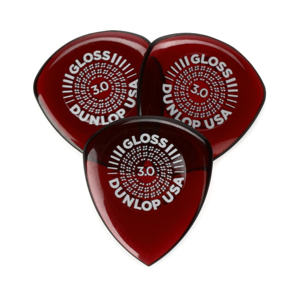 Dunlop Flow Gloss Guitar Picks 3.0mm - Player's Pack Guitar Picks Sky Music