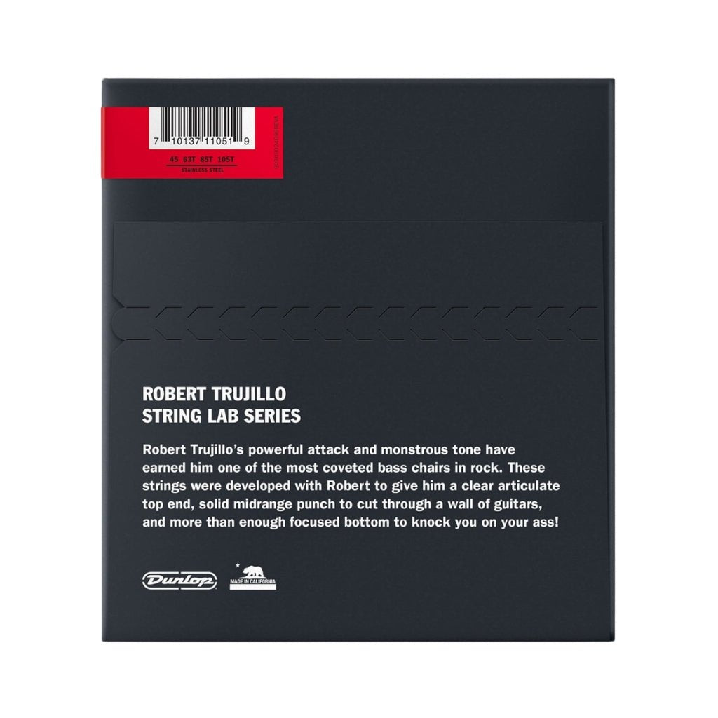 Dunlop Robert Trujillo Icon Series Tapered 45-105 Bass Guitar Strings - Long Scale Fretted Instrument Strings Sky Music