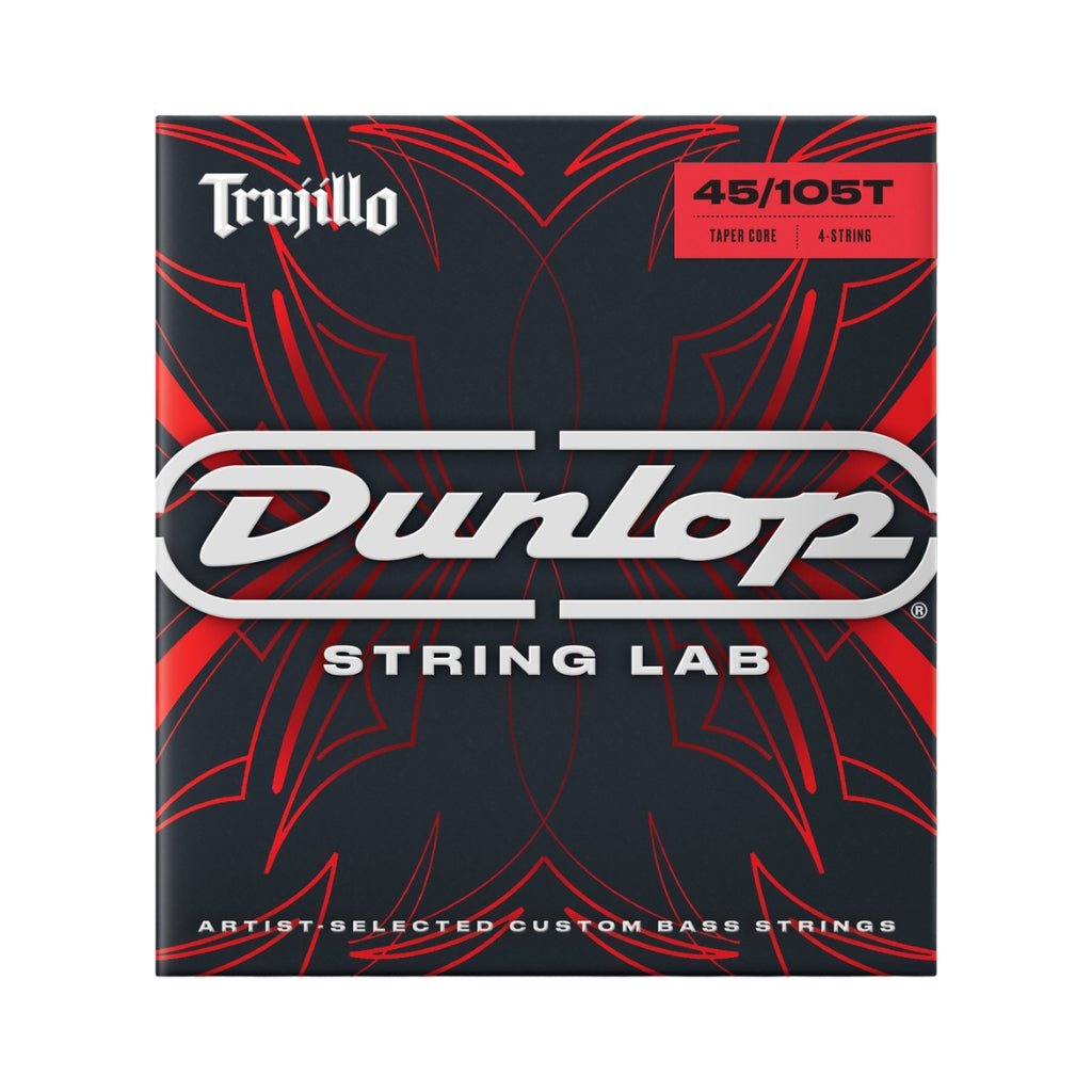 Dunlop Robert Trujillo Icon Series Tapered 45-105 Bass Guitar Strings - Long Scale Fretted Instrument Strings Sky Music