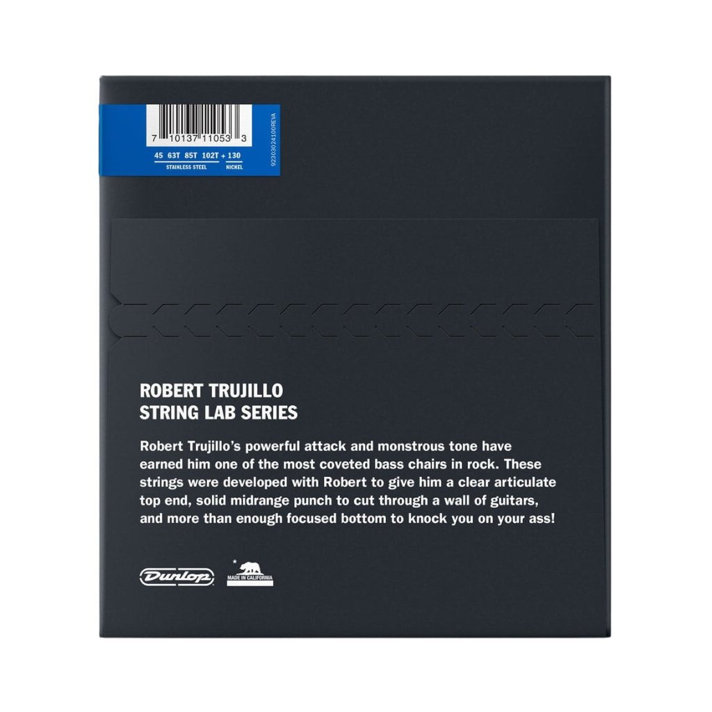 Dunlop Robert Trujillo Icon Series Tapered 45-130 Bass Guitar Strings - Long Scale Fretted Instrument Strings Sky Music