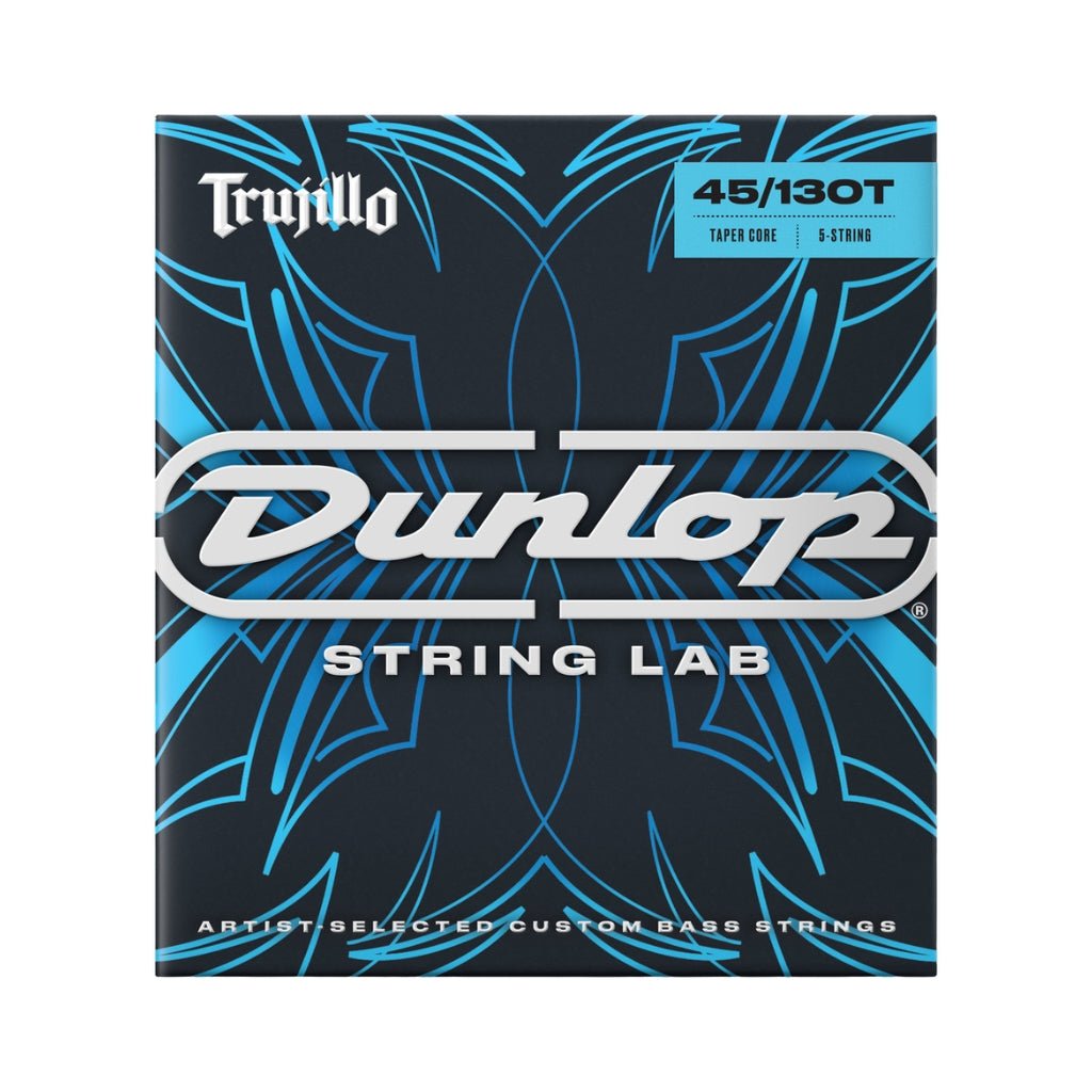 Dunlop Robert Trujillo Icon Series Tapered 45-130 Bass Guitar Strings - Long Scale Fretted Instrument Strings Sky Music