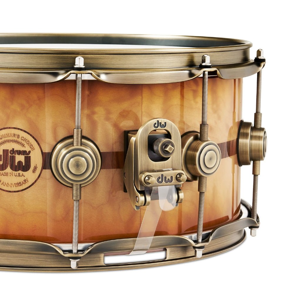 DW Collector's Series 50th Anniversary 6.5x14 Snare Drum with Case – Limited Edition Snare Drums Sky Music