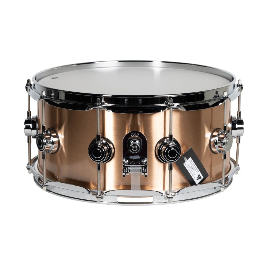 DW Collector's Series 6.5 x 14 Snare Drum - Bronze Brushed Snare Drums Sky Music