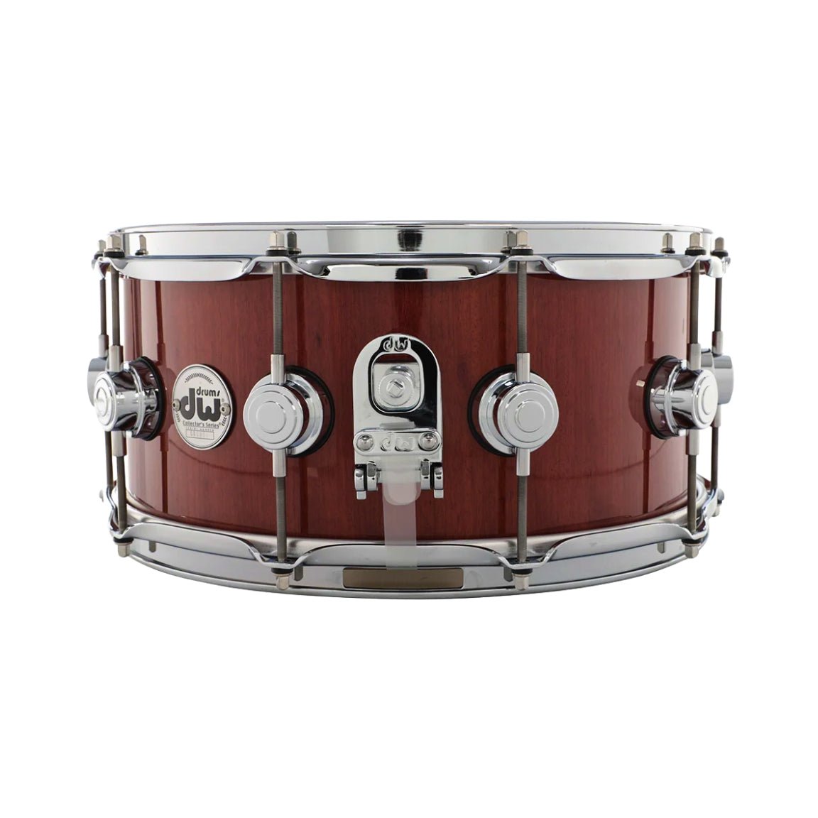 DW Collector's Series Purpleheart Wood Snare Drum - 6.5 inch x 14 inch, Chrome Acoustic Drums Sky Music