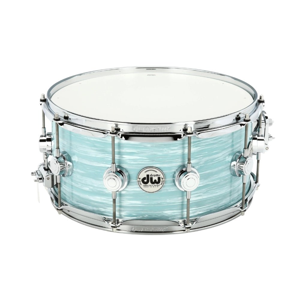 DW Collector's Series Snare Drum 6.5 x 14-inch - Pale Blue Oyster FinishPly Snare Drums Sky Music