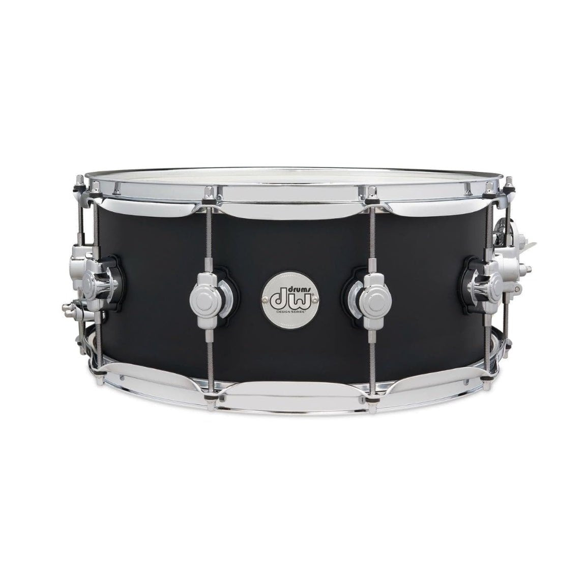 DW Design Series Snare Drum - 6x14-inch - Black Satin Snare Drums Sky Music