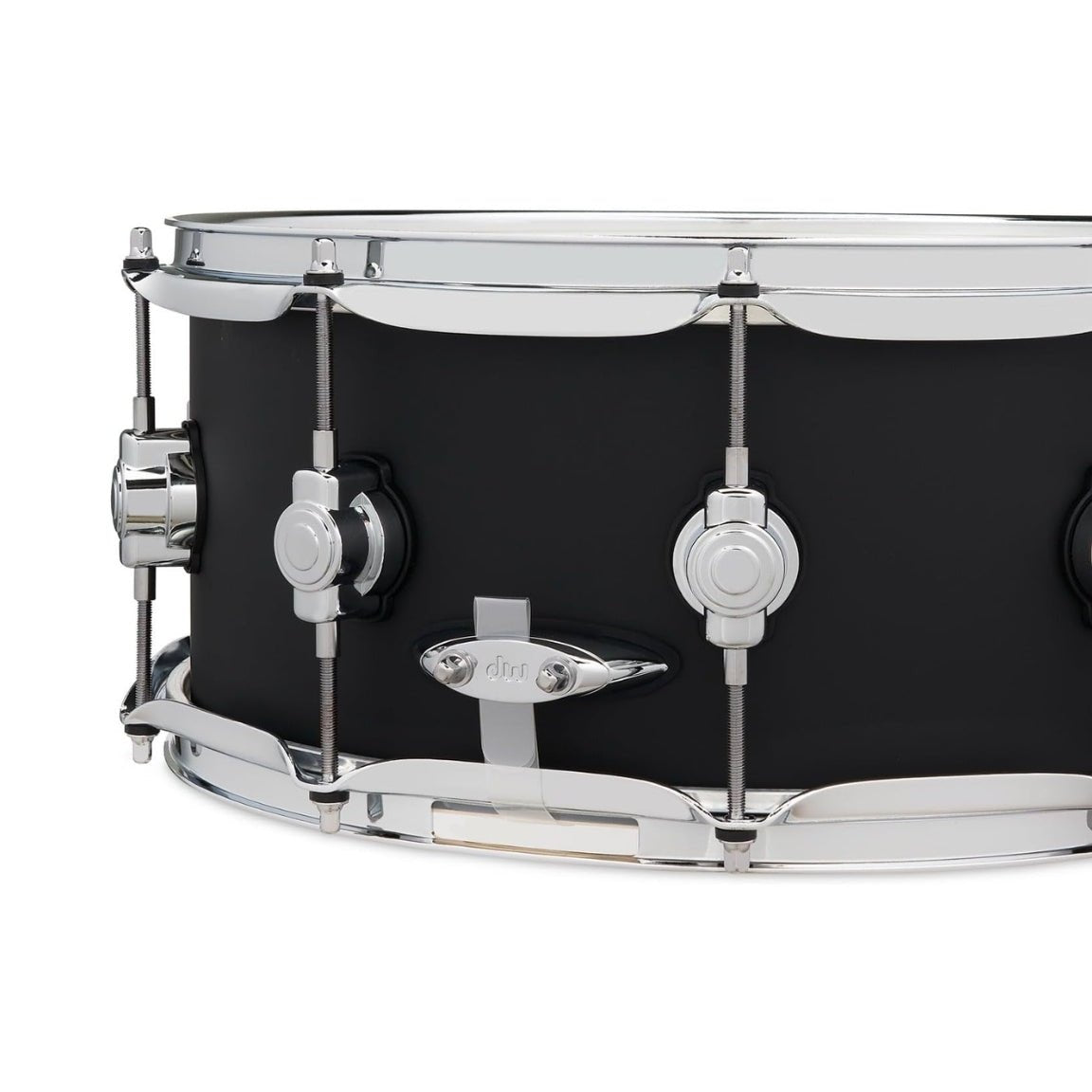 DW Design Series Snare Drum - 6x14-inch - Black Satin Snare Drums Sky Music
