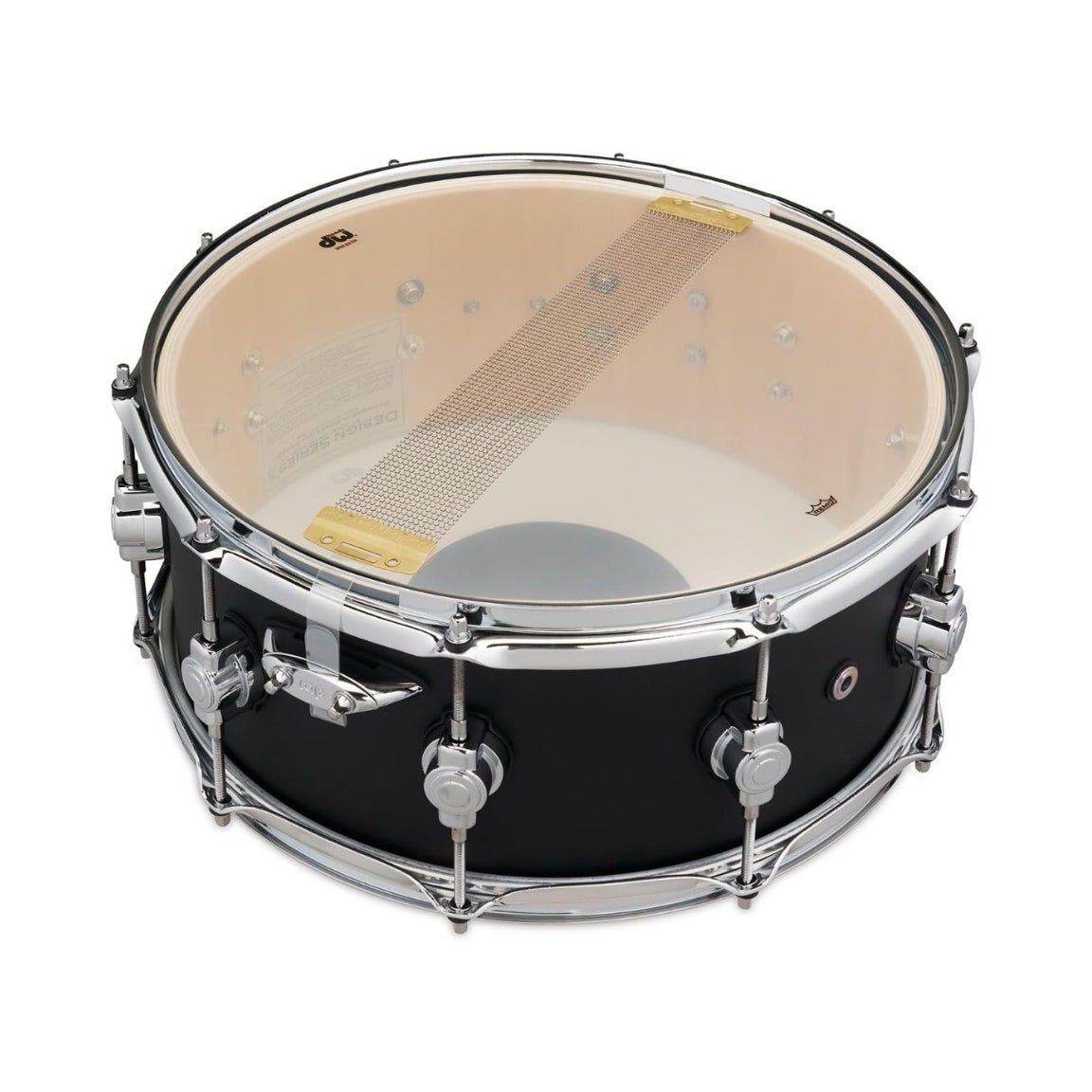 DW Design Series Snare Drum - 6x14-inch - Black Satin Snare Drums Sky Music