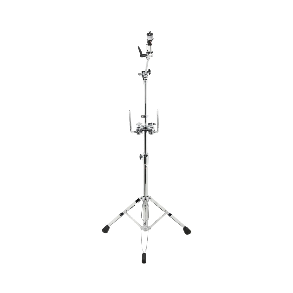 DW DWCP9934 9000 Series Heavy Duty Double Tom/Cymbal Stand with Cymbal Boom Arm Drum Hardware Sky Music