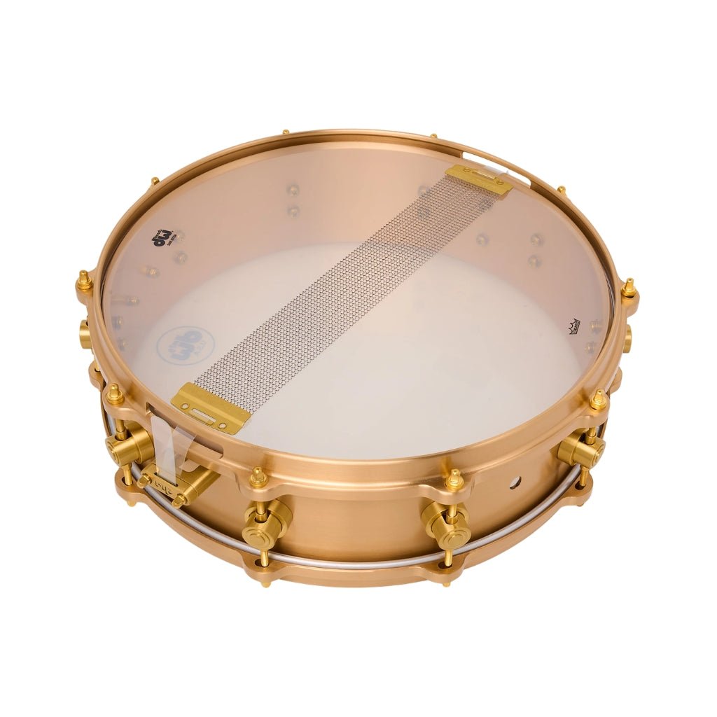 DW MFG True-Cast 4 x 14″ Limited Edition Piccolo Snare Drum Acoustic Drums Sky Music