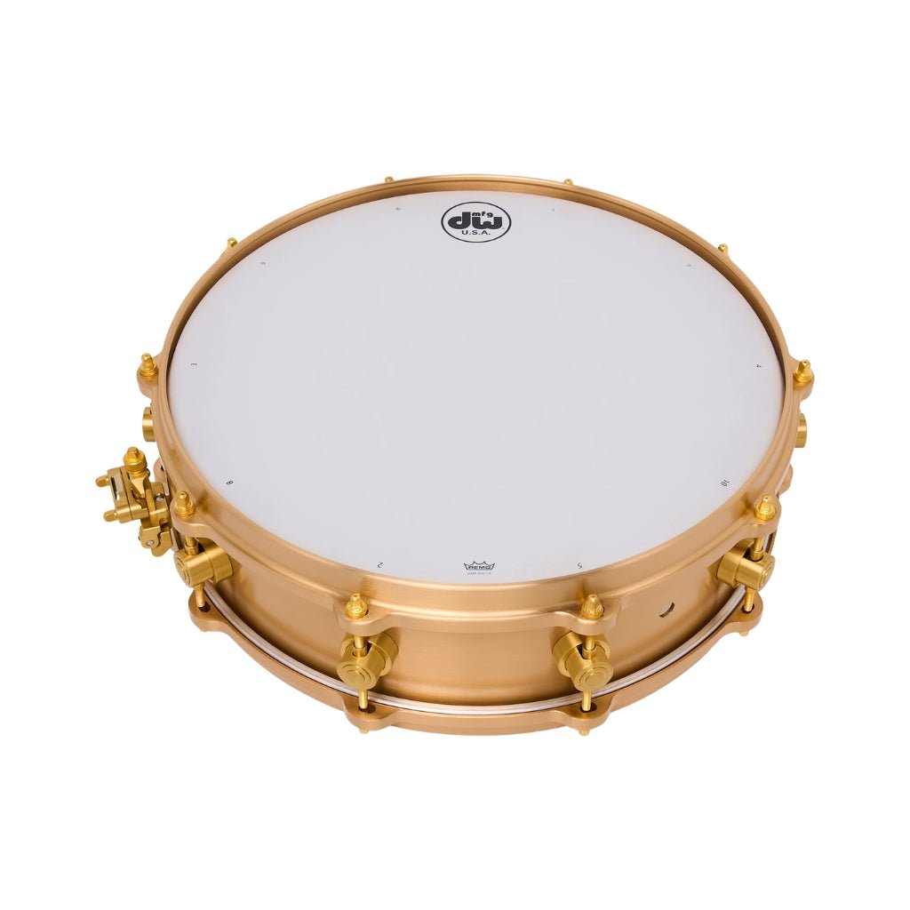 DW MFG True-Cast 4 x 14″ Limited Edition Piccolo Snare Drum Acoustic Drums Sky Music