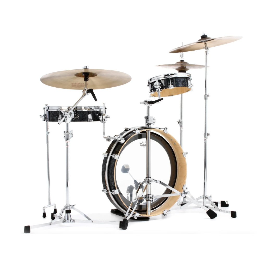 DW Performance Low-Pro 3-Piece Shell Pack - Black Diamond Acoustic Drums Sky Music
