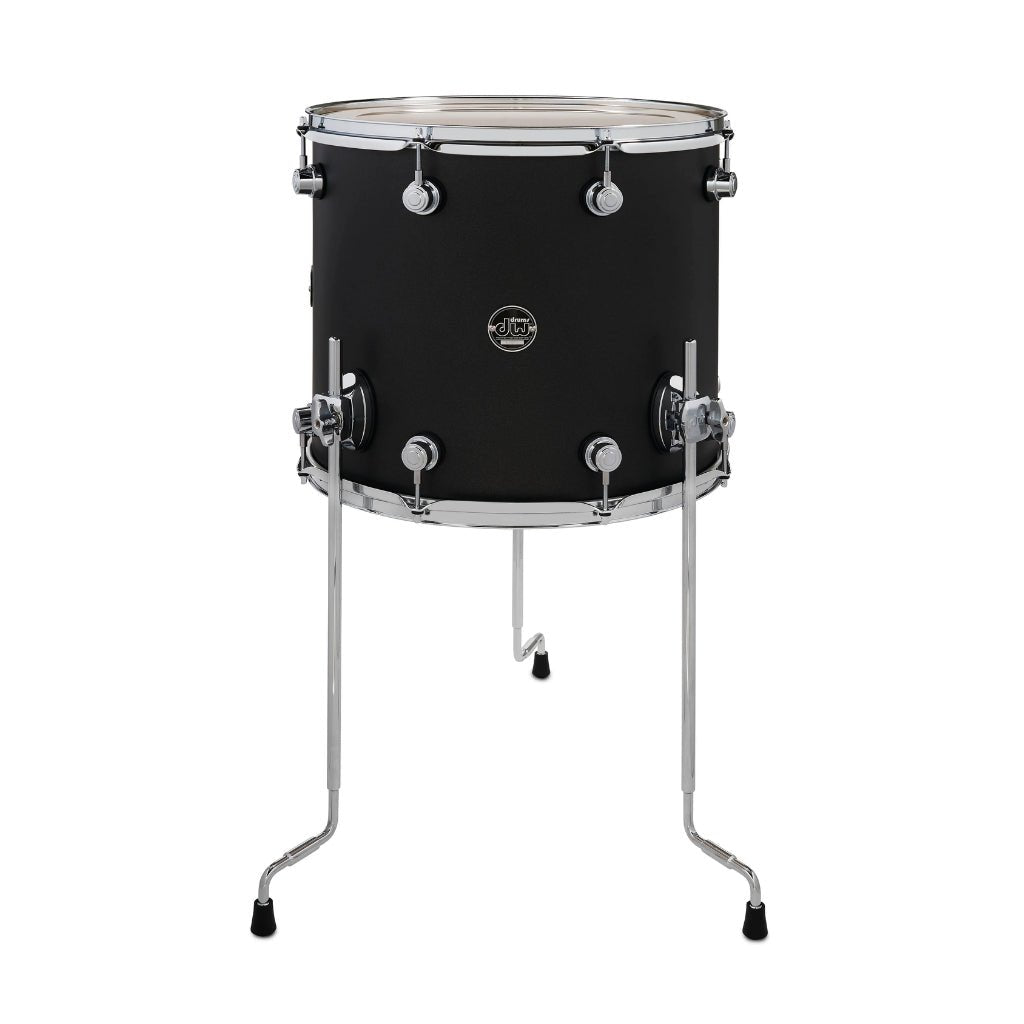 DW Performance Series 4-piece Shell Pack with 22 inch Bass Drum - Charcoal Metallic Acoustic Drums Sky Music